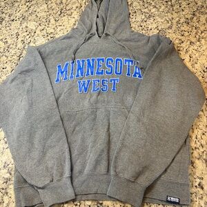 Gray Minnesota West Hoodie